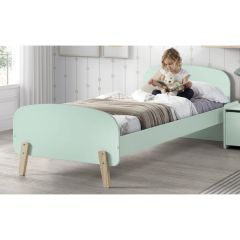 Vipack Kiddy Single Bed in Mint Green + FREE Storage Box