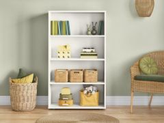 Stompa Arven White Tall Bookcase