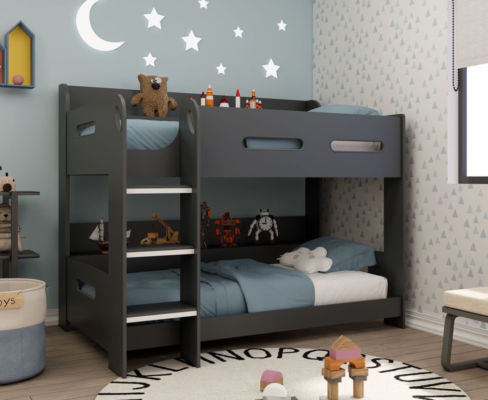 Sky bunk bed in dark grey discount