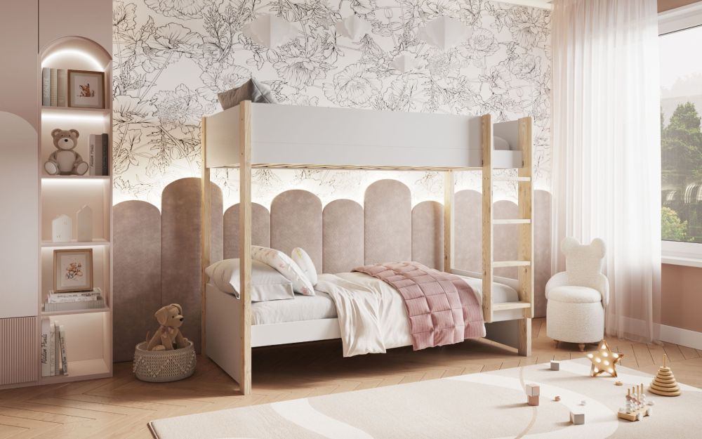 Two full size bunk beds discount
