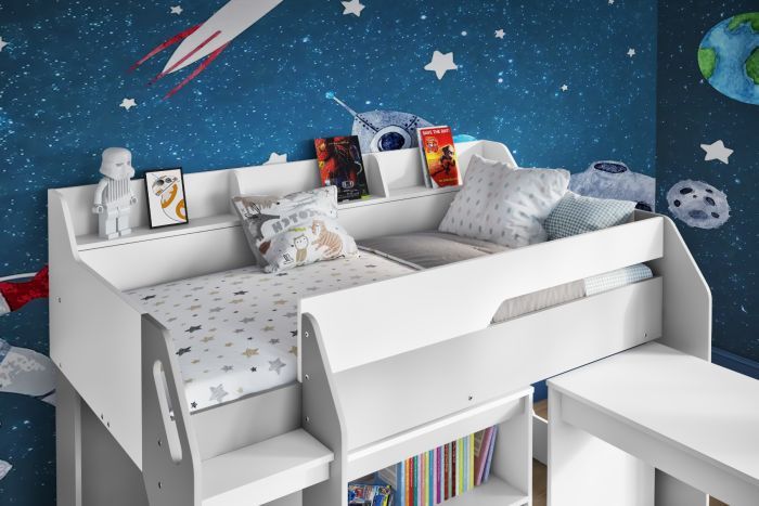 Lulu loft bed with storage shop