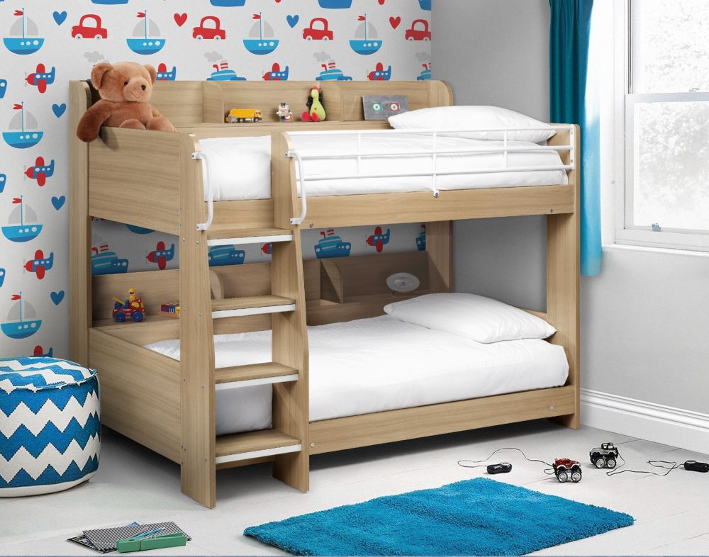 Julian Bowen Domino Bunk Bed in Sonoma Oak