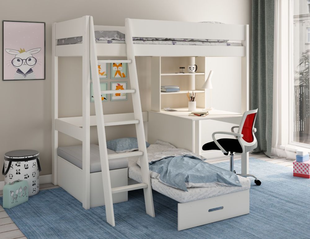 Cheap white loft bed cheap