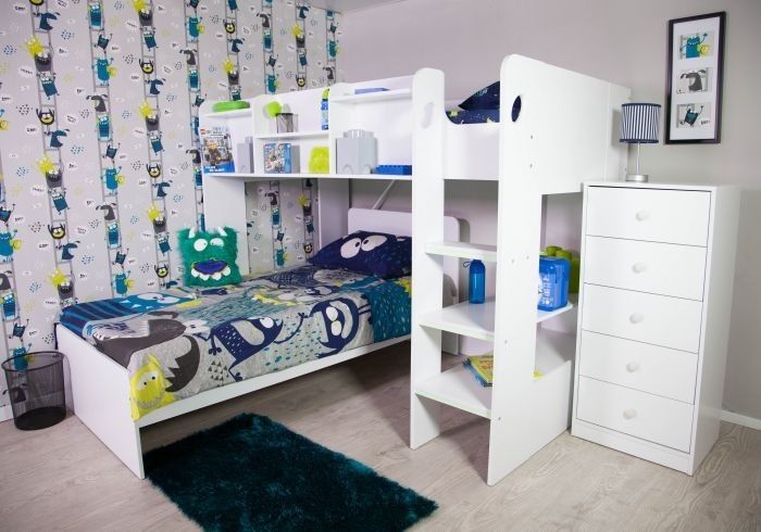 Wizard l shaped bunk new arrivals bed