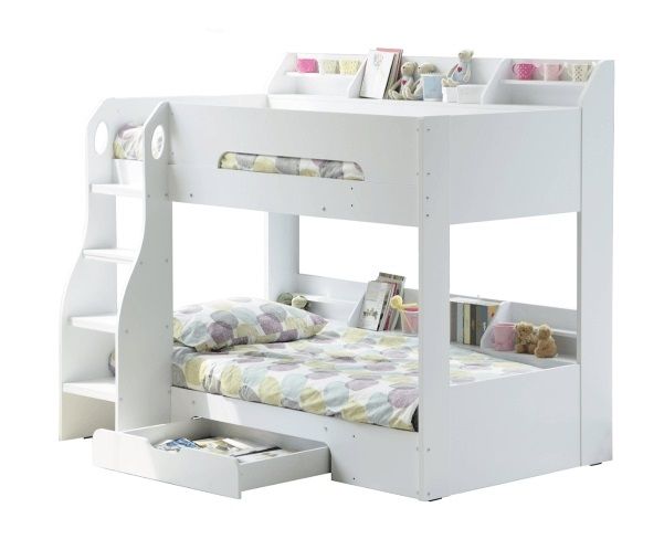 Flair Flick Bunk Bed in White Children s Bed Shop