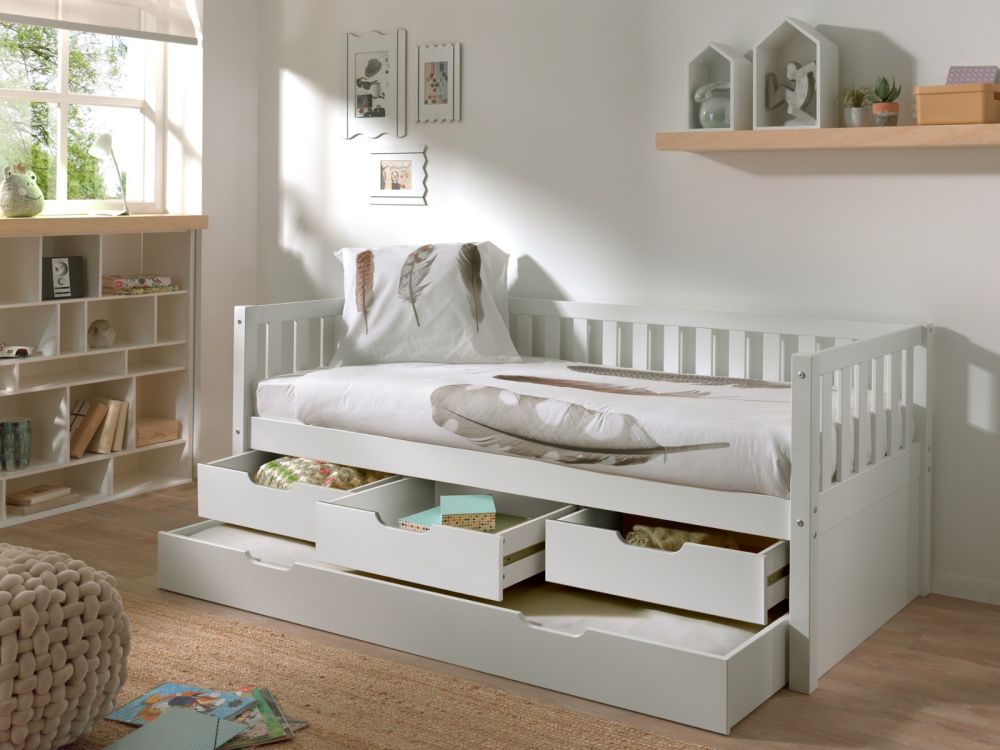 Under bed storage trundle sales