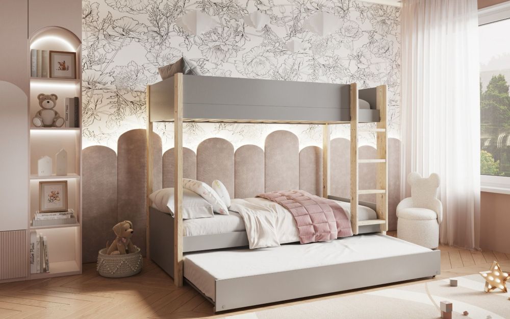 Two tone bunk bed deals