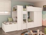 Kids Avenue Trasman Barca Bunk Bed in White