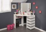 Parisot Corner Beauty Bar in White