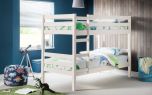 Julian Bowen Camden White Bunk Bed + 2 x Premier Mattresses