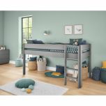 Stompa Uno Grey Mid Sleeper Bed