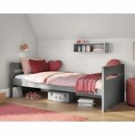 Stompa Uno Single Bed in Grey