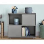 Stompa Uno S Grey Cube Unit with 2 Doors
