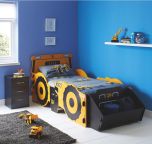 Kidsaw JCB 4CX Single Bed