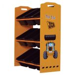 Kidsaw JCB 9 Bin Storage Unit