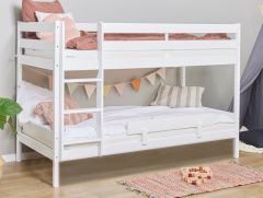 Hoppekids ECO Shorty Bunkbed with Safety Rail in White