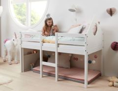 Thuka Alfred Sailor Mid Sleeper in White with Integrated Blackboard