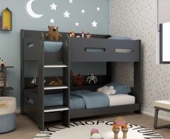Kidsaw Calypso Bunk Bed in Anthracite & Mattress Bundle