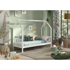 Vipack Hut Cabin Bed in White