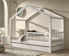 Vipack Forrest House Bed in White Beech
