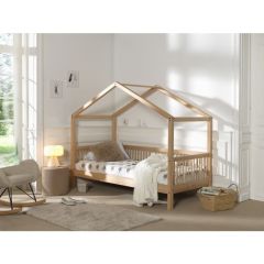 Vipack Forrest House Bed in Natural Beech