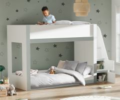 Julian Bowen Gaia Bunk Bed in White & Grey