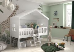 Vipack Kids House Bed in White