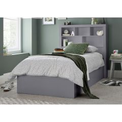 Oscar Grey Wooden Ottoman Storage Bed - 3ft Single