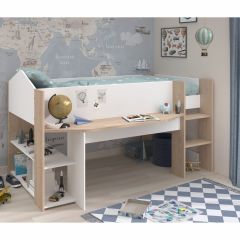 Parisot Shelter Mid Sleeper in White & Oak