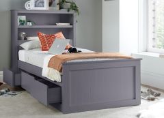 Enzo Grey Wooden 3 Drawer Storage Bed