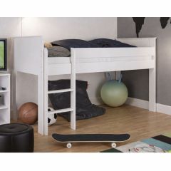 Steens Alba Mid Sleeper Bed in Surf White
