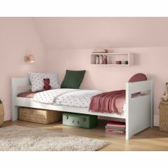 Stompa Uno Single Bed in White
