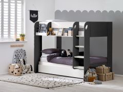 Julian Bowen Mars Bunk Bed in Charcoal and White