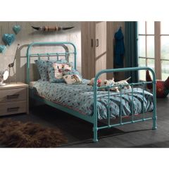 Vipack New York Single Bed in Mint