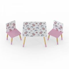 Kidsaw Peppa Pig Table & Chairs Set