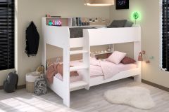 Parisot Salto Bunkbed in White and Oak with Optional Underbed Drawer/Trundle