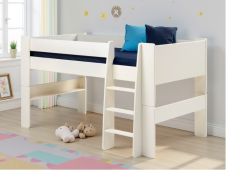 Steens for Kids Mid Sleeper Bed in Surf White