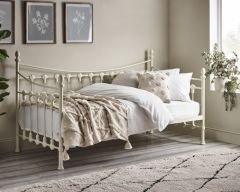 Julian Bowen Versailles Daybed in Stone White