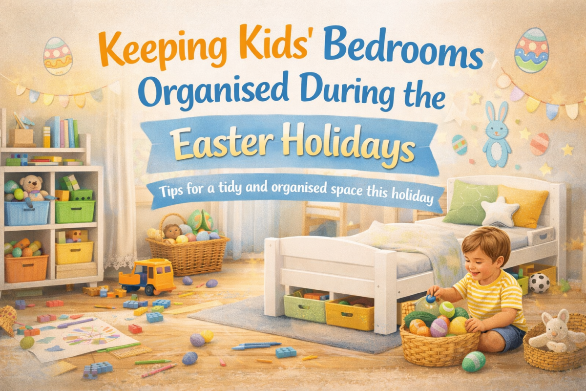 Keeping Kids' Bedrooms Organised During the Easter Holidays