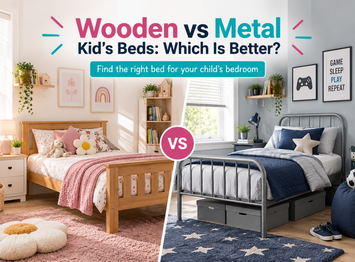 Wooden vs Metal Kid's Beds: Which Is Better?