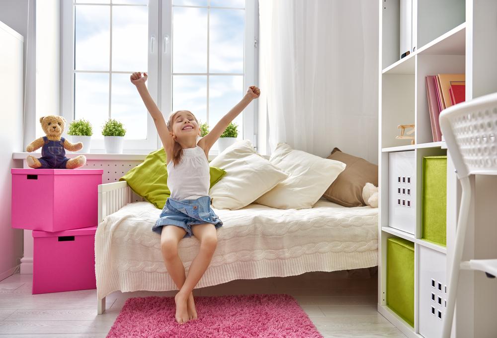 A bed with underbed storage: getting children to make their bed and tidy their room