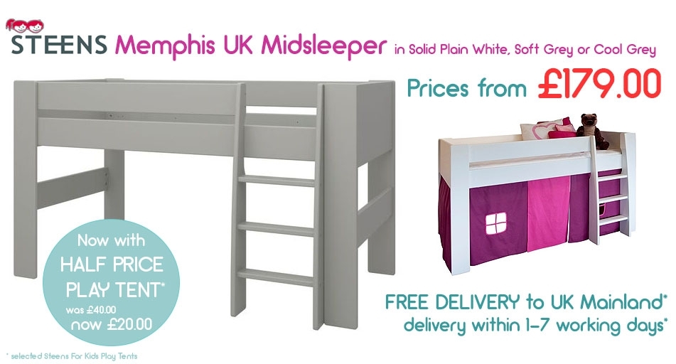 Childrens Bed Bedroom Furniture White Wood Beds