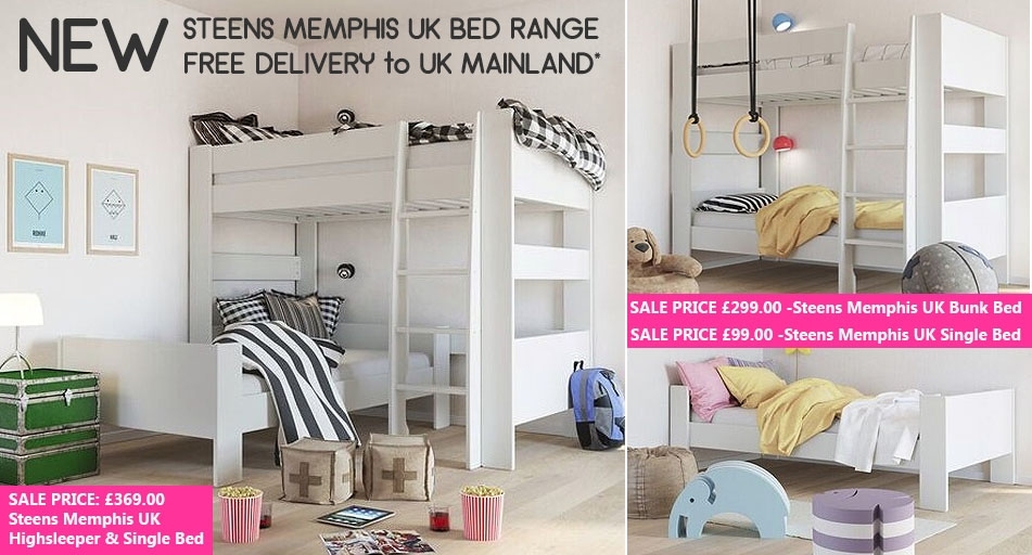 Childrens Bed Bedroom Furniture White Wood Beds