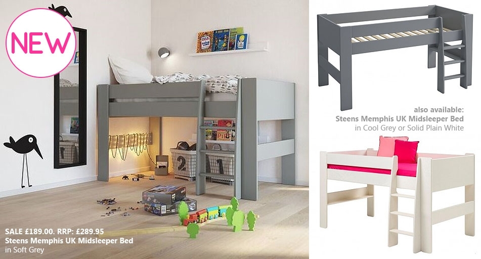 Childrens Bed Bedroom Furniture White Wood Beds