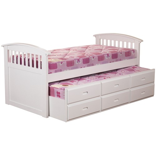 Sweet Dreams Ruby White Captains Bed