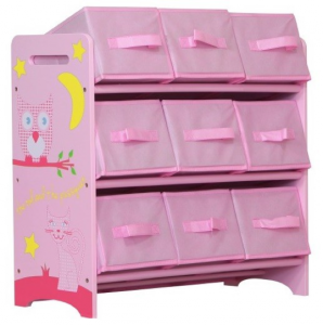 Kidsaw Owl and Pussycat Nine-Bin Storage Unit